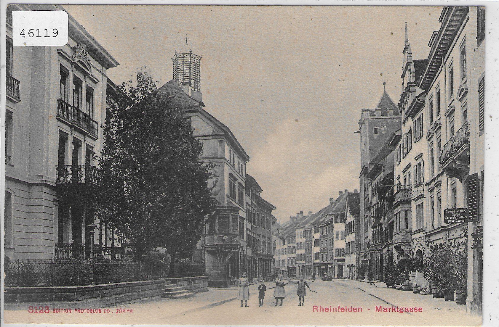 Ansichtskarten: Rheinfelden - Marktgasse - animee – Gebraucht aus Ettingen von Kartenplanet