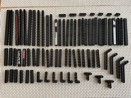 Lego Technik schwarze runde Lochbalken 42160