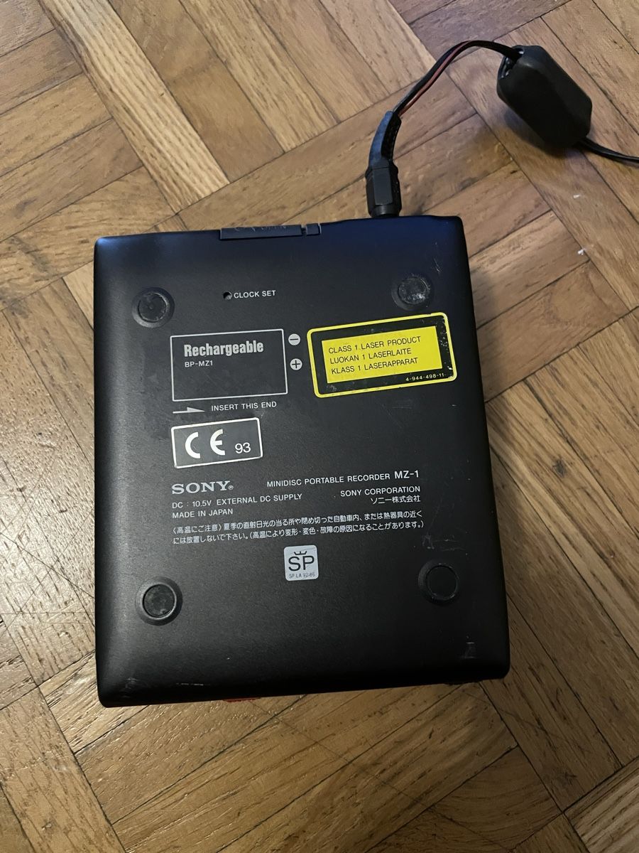 Sony Lettore multimediale portatile: Sony MZ-1 Minidisc Walkman – Difettoso da Zürich venduto da semi16 3
