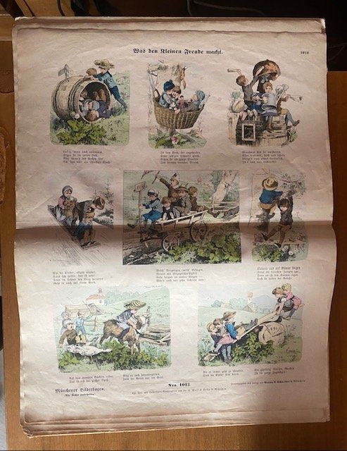 Libri: Münchener Bilderbogen Nr. 43 - Antikes Kinderbuch – Usato da Winterthur venduto da Pedebe 3