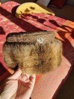 Wintermütze mit echtem Pelzrand (Eichhörnchen), wie neu