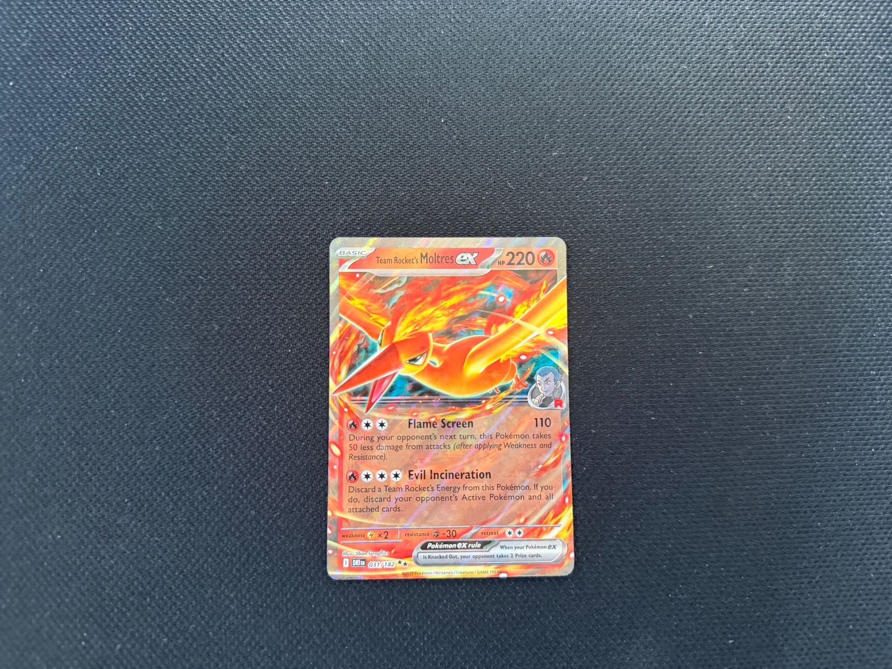 Pokémon Sammelbilder & Trading cards: Team Rocket's Moltres ex 031/182 – Gebraucht aus Zürich von mountainwizard00