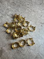 Fassung für ovale Kristalle 10×8 mm / 10 Stück