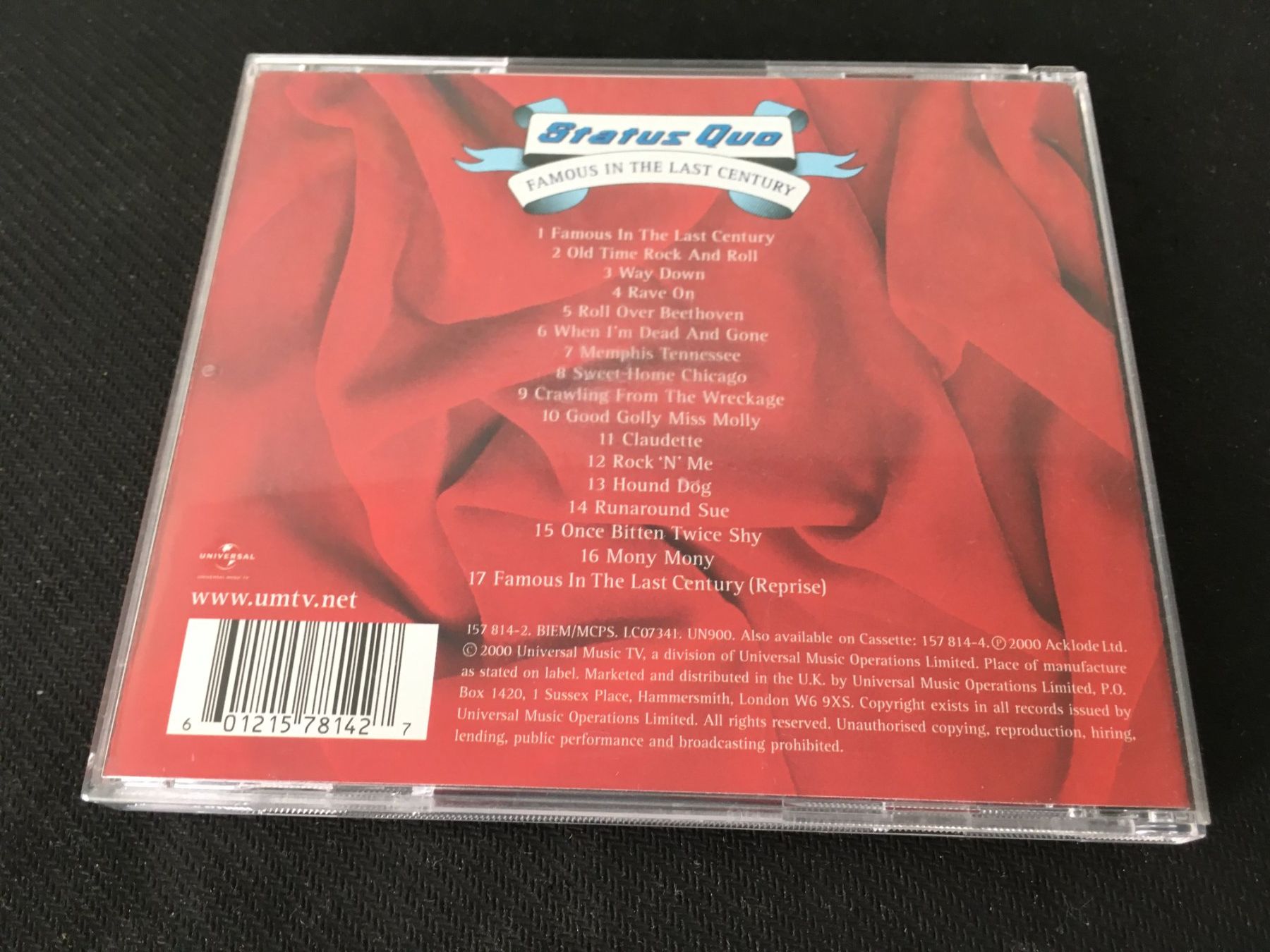CDs: Status Quo - Famous in the last Century -CD- – Gebraucht aus St.Gallen von MedienJoe 2