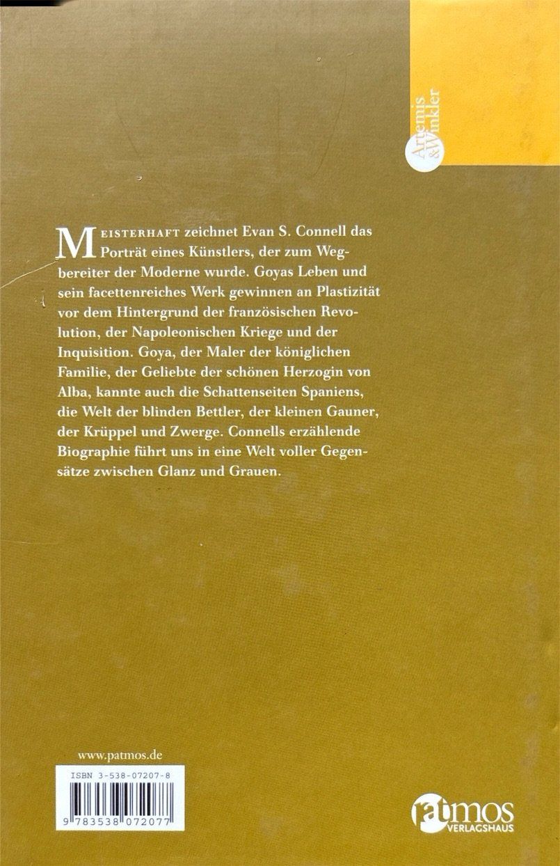 Libri: Connell Evan S., Francisco Goya – Nuovo (secondo la descrizione) da Sarnen venduto da Livres 1
