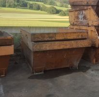 1x Welaki-Mulde 4 m3 mit Klappe