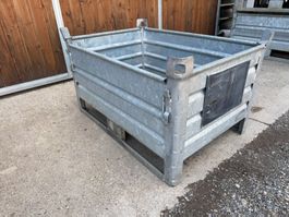 Stapelbare feuerverzinkte Metallbehälter mit Defekten