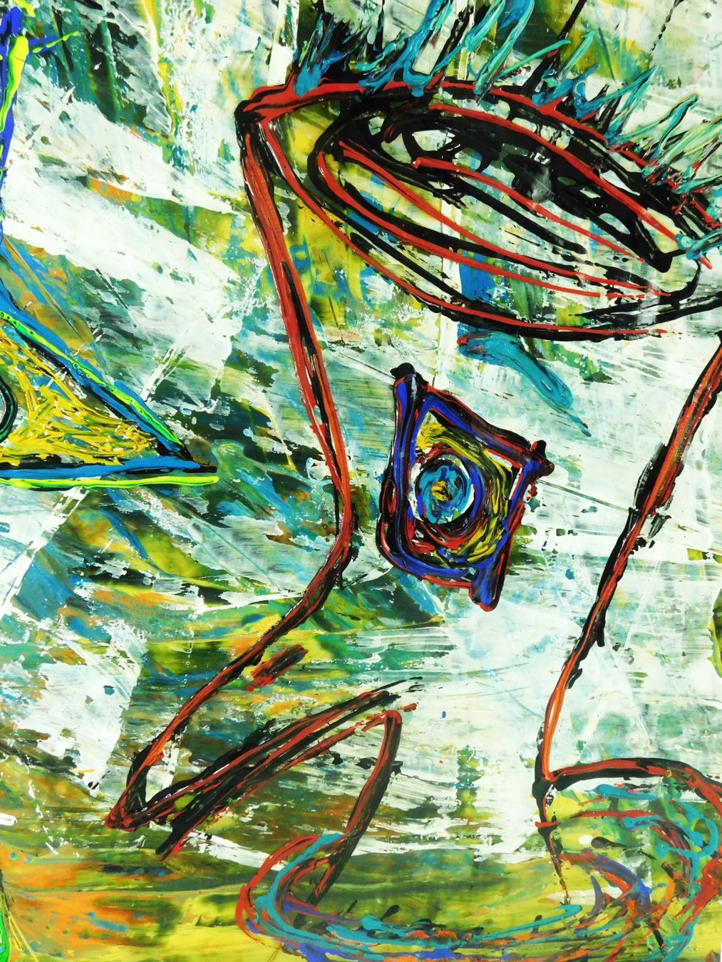 Gemälde: Moderne Kunstmalerei Akryl  2004er – Gebraucht aus Emmenbrücke von Ulisse-22 3