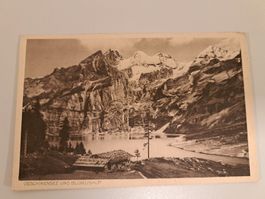 Ansichtskarte Oeschinensee und Blüemlisalp/ Postkarte/ AK
