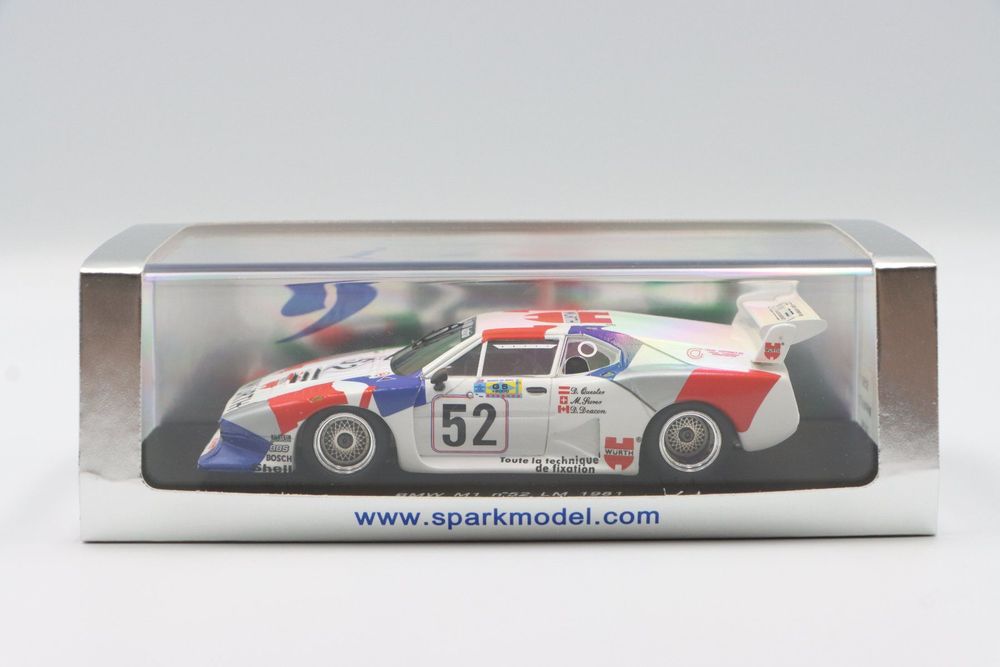 Spark 1/43 BMW M1 #71 24H Le Mans 1981 S6404