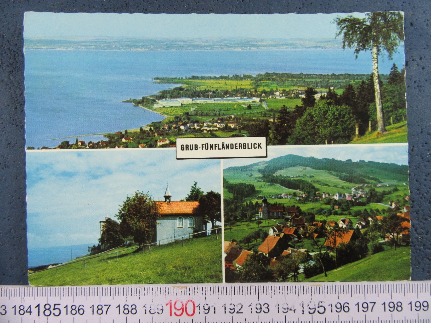 Cartoline postali: GRUB AP AK FÜNFLÄNDERBLICK – Usato da Ettingen venduto da Hausi4711