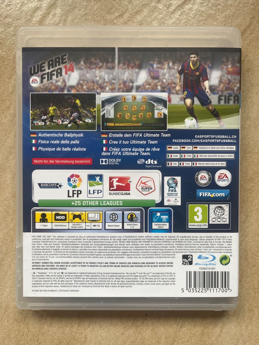 Sony Giochi: Jeu FIFA 14 pour PS3 – Usato da Vernayaz venduto da Darkfrost 1