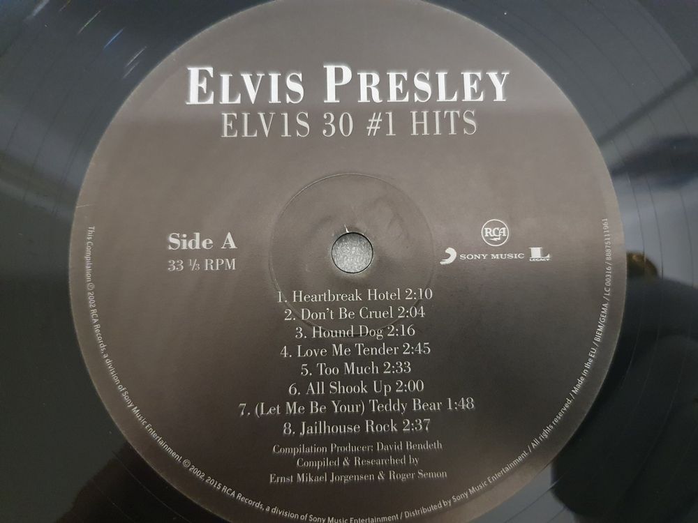 Elvis Presley – ELV1S 30 #1 Hits / 2 LP`s | Kaufen Auf Ricardo