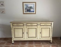 Meuble en bois massif, enfilade (Grange)