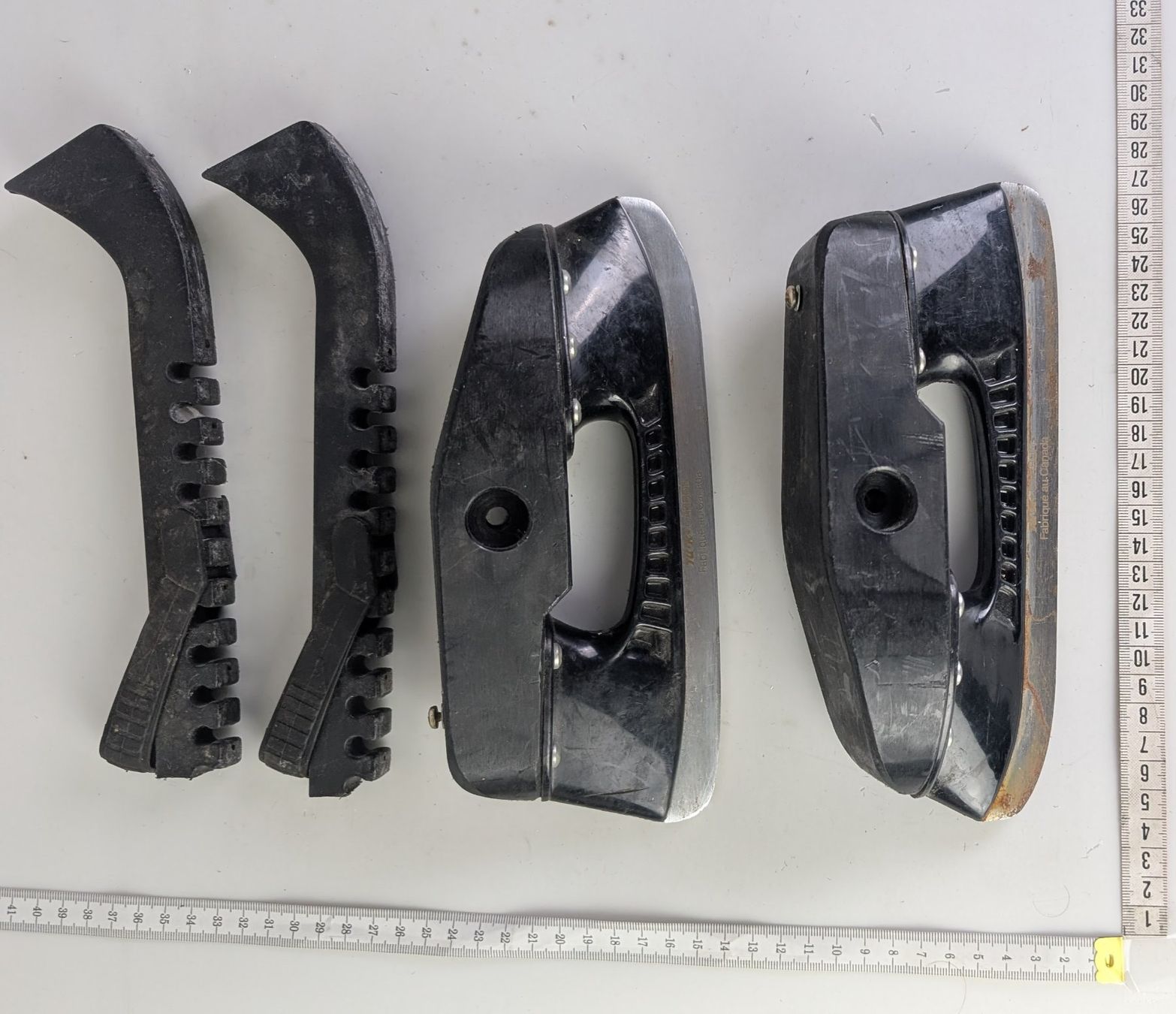 Bauer Pattini da ghiaccio: Bauer Tuuk Carbon Schlittschuh Kufen – Usato da Zürich venduto da axolottchen 2
