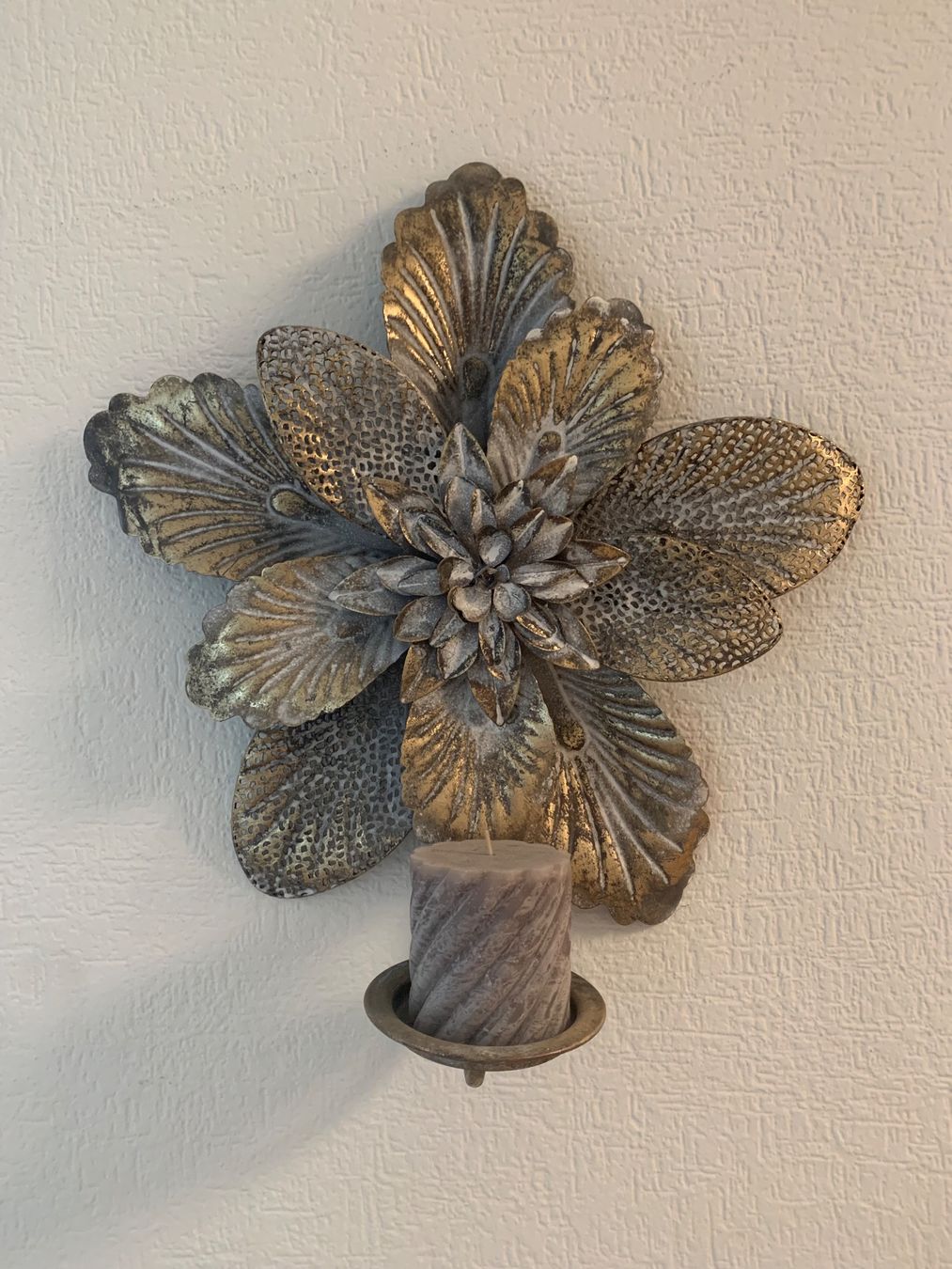 Portacandele: Wandkerzenhalter Blume, neuwertig – Usato da Widen venduto da Lambert63
