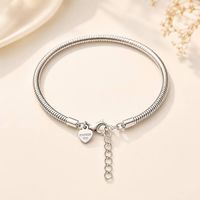 BROBER Armband 925 Silber | Rhodiniert | 18+3 cm | Neu