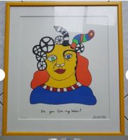 Sérigraphie Niki de Saint Phalle, encadrée