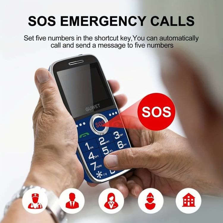 GroßtastenHandy Für Ältere Menschen Knopf der Nummern 1 cm Kaufen