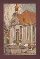 ST. GALLEN - Gallusplatz - Stiftskirche - 1913