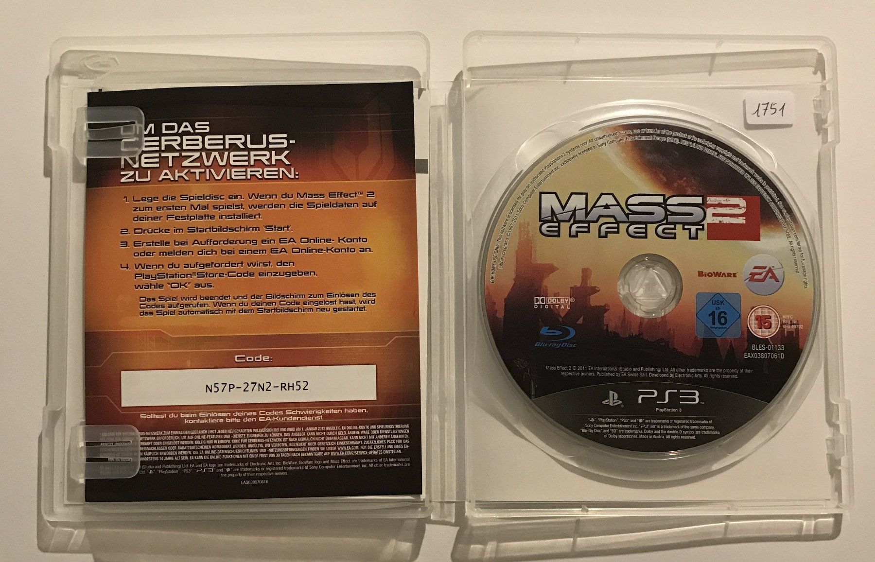 Spiele: PS3 - Mass Effect 2 – Gebraucht aus Allschwil von Bullach 1
