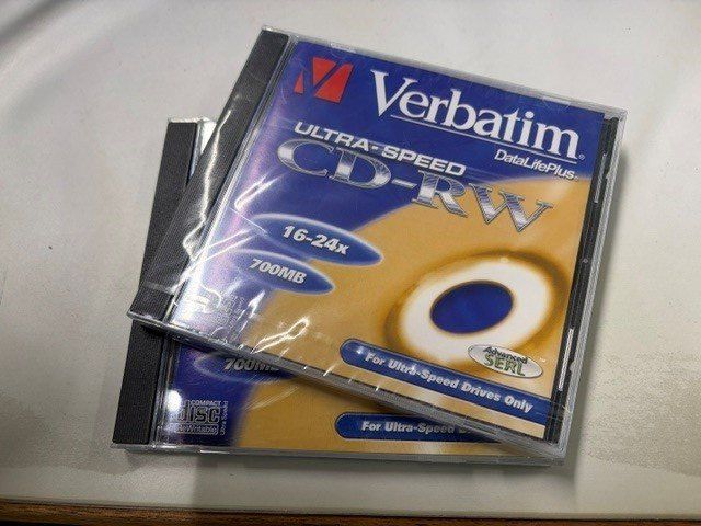 CD & DVD-Rohlinge: CD-RW Verbatim – Neu und originalverpackt aus Landquart von jes_6zrh