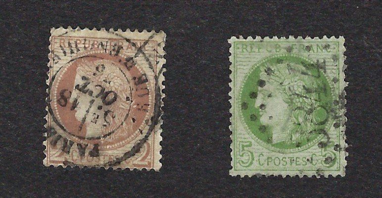 Alle Briefmarken: 2C, 5C – Gebraucht aus Luzern von Einh0rn