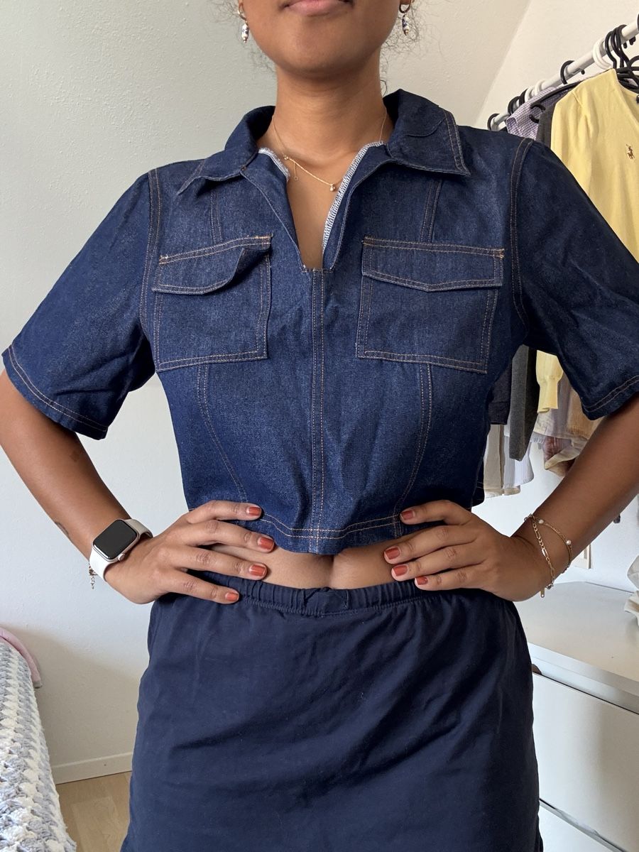 La Redoute Tops: Denim Crop Top – Neu (gemäss Beschreibung) aus Winterthur von Flomiverse 2