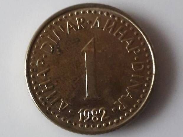 Tutti le monete: Münze Yugoslavia 1 Dinar 1982 – Usato da Winistorf venduto da acreativ4 1