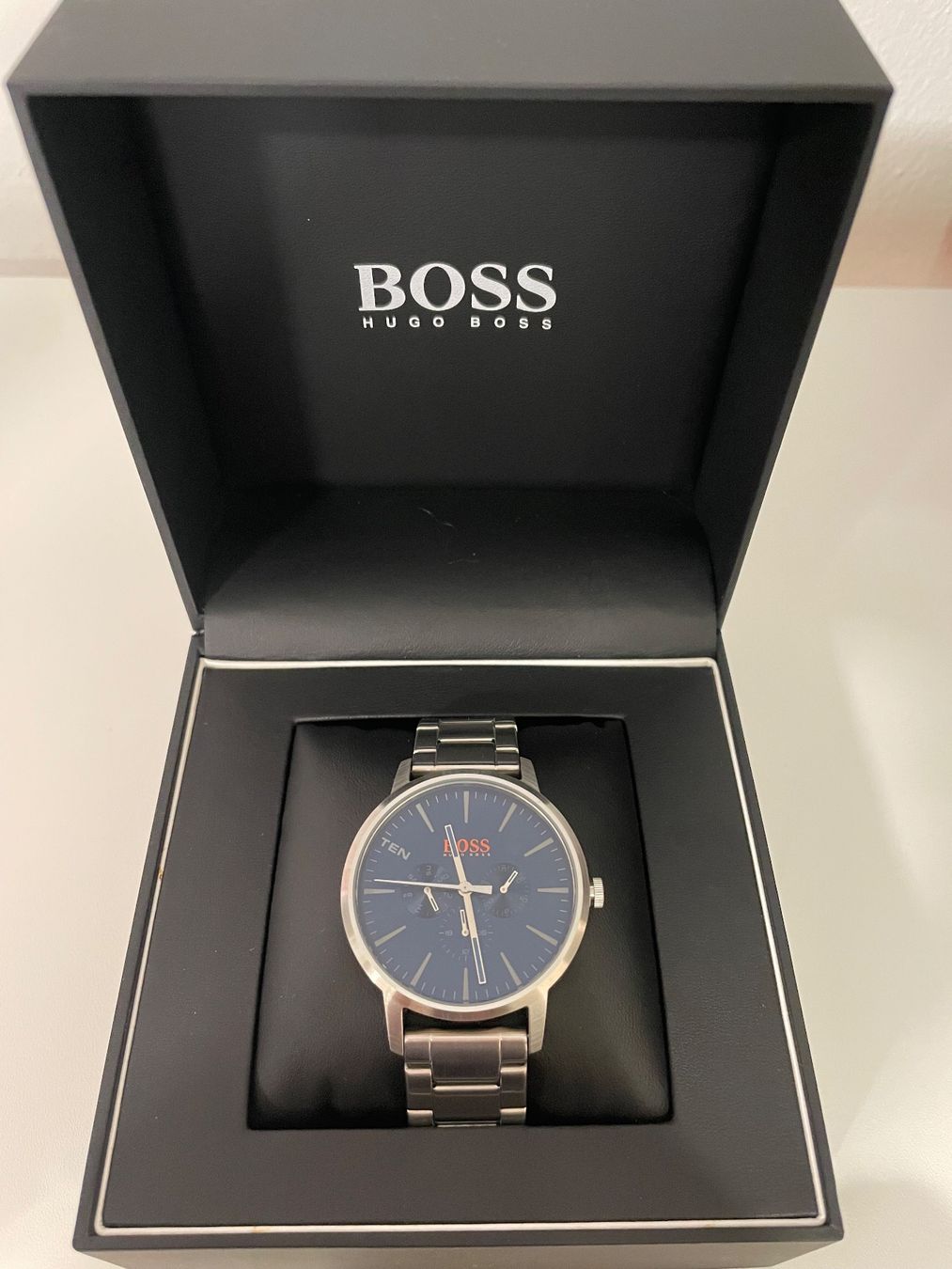 Hugo Boss Orologi: HUGO BOSS HERREN UHR – Nuovo e nell'imballaggio originale da Zürich venduto da LIQUIDATOR.CP