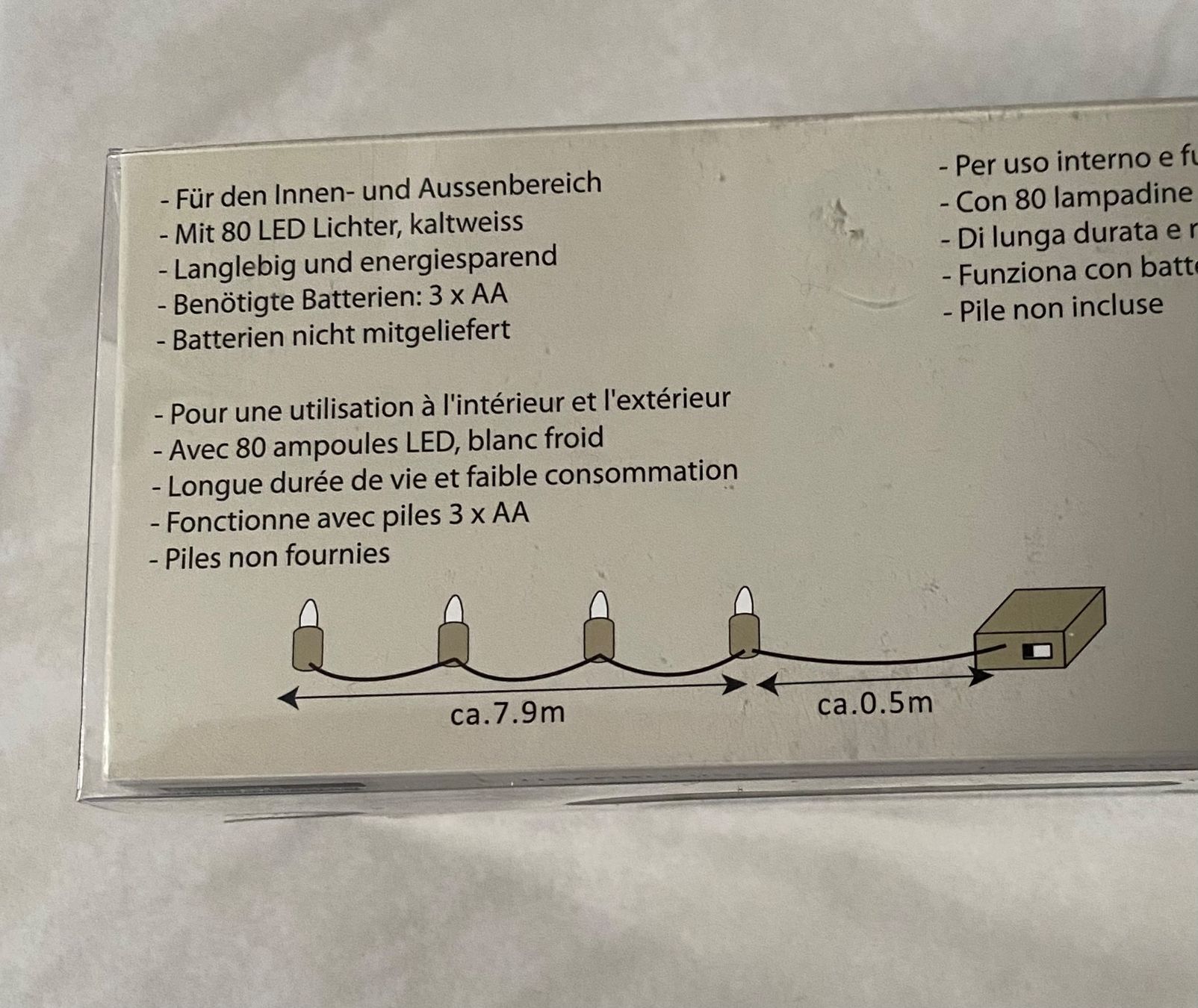 Guirlandes lumineuses: Neue Lichterkette – Neuf avec emballage d'origine à Wiedlisbach par sausi1963 3