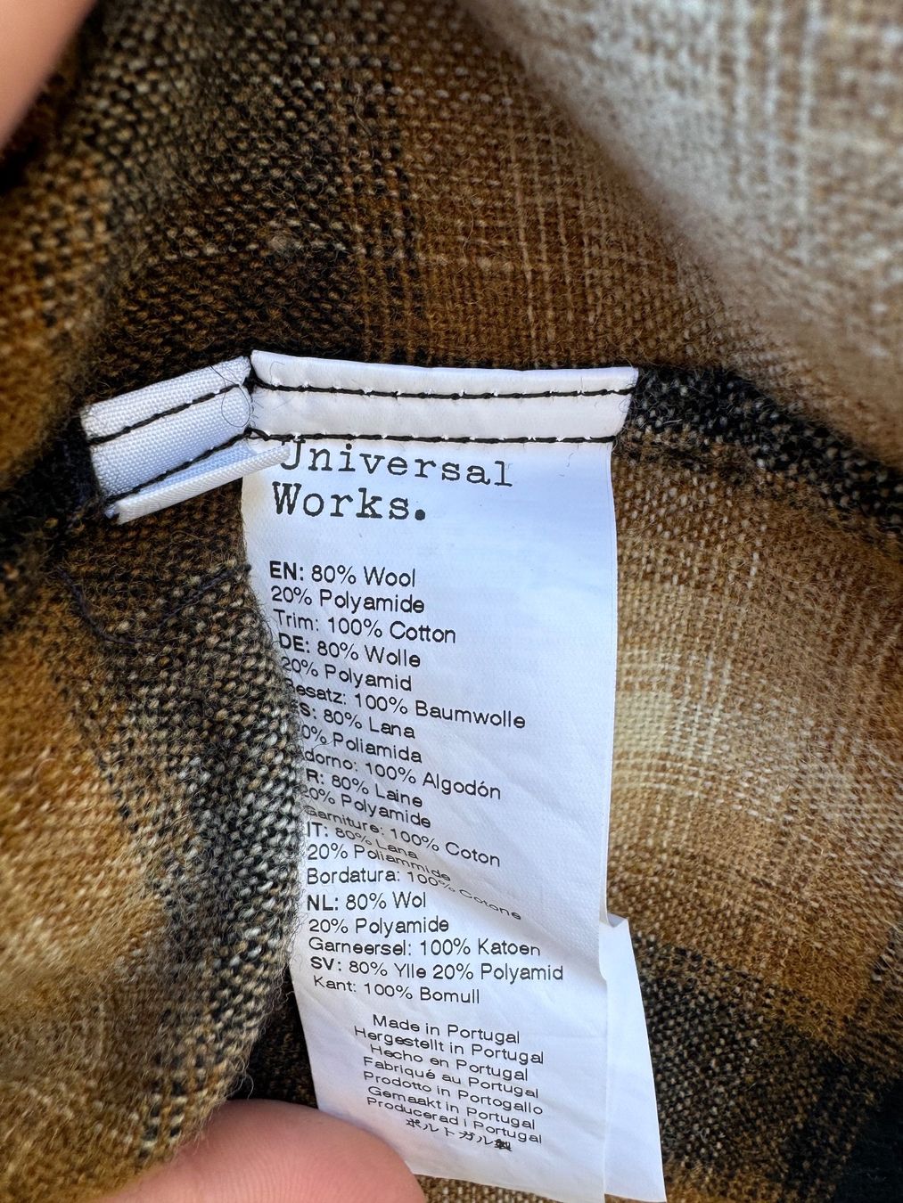 Camicie: Chemise UNIVERSAL WORKS  S laine – Nuovo e nell'imballaggio originale da Arnex-sur-Orbe venduto da cameleonfringant 2