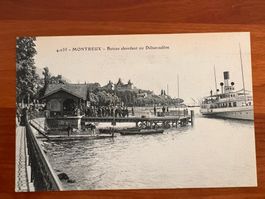 Postkarte Schiff Montreux ca, 1900 ungelaufen  (P278)