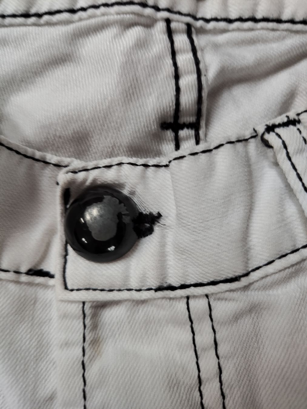 Jeans: KINGZ Jeans mit Reissverschlüssen, Grösse 33 – Usato da Mumpf venduto da Roxy_Piercing 3