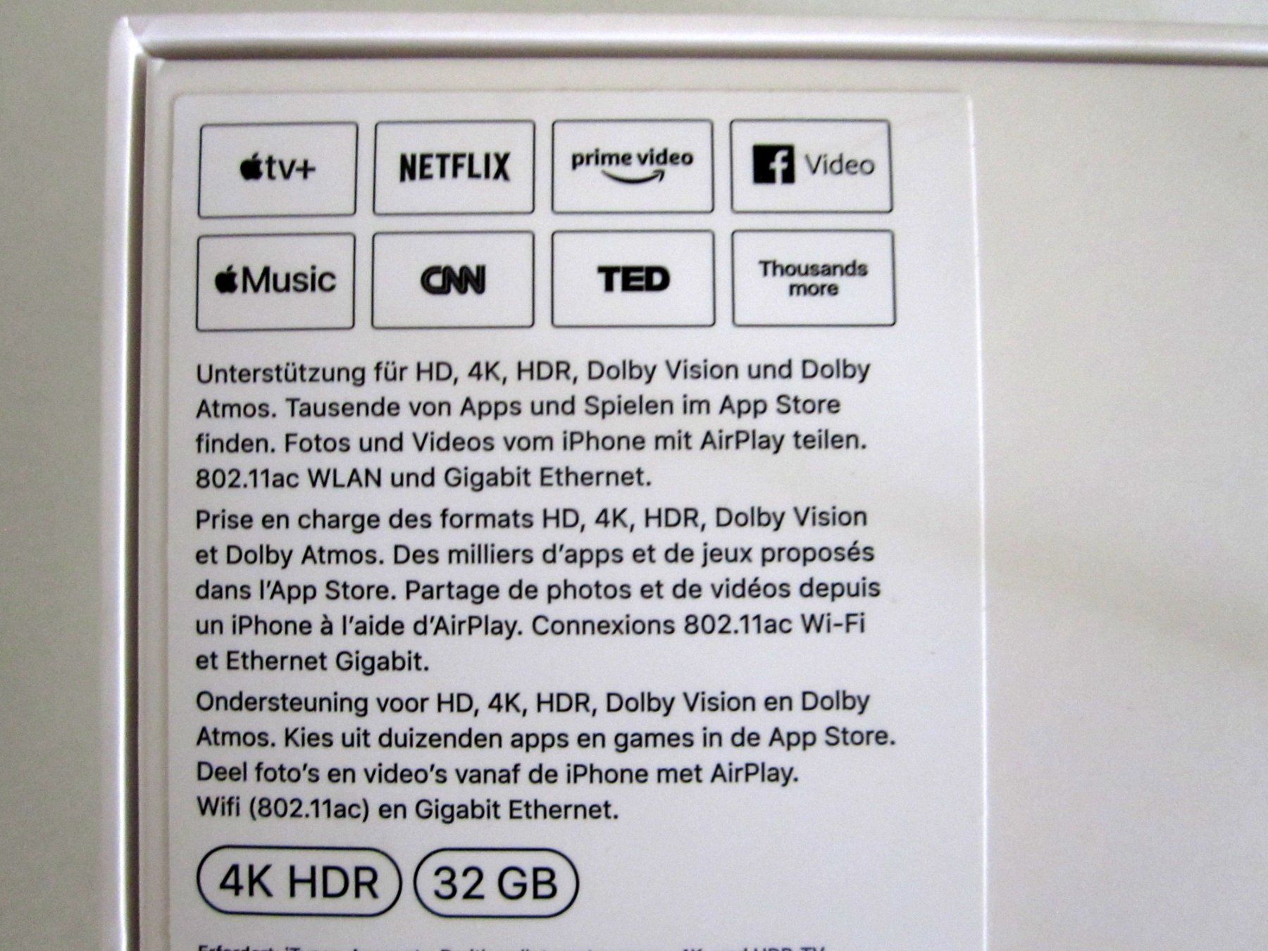 Apple Lettore multimediale & Streamer: Apple TV 4 K – Nuovo e nell'imballaggio originale da Binningen venduto da fel_8mgn 3