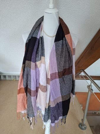 Tuch Schal Karo Muster bunt Grösse 150x85 cm guter Zustan