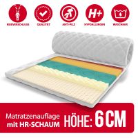 Topper 100x200 LUKAS - HÖHE: 6cm H2/H4