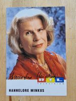 Hannelore Minkus (Gute Zeiten, schlechten) Originalautogramm