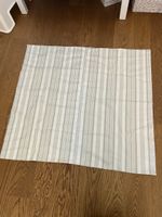 Gestreifter Stoff beige 150 × 160 cm