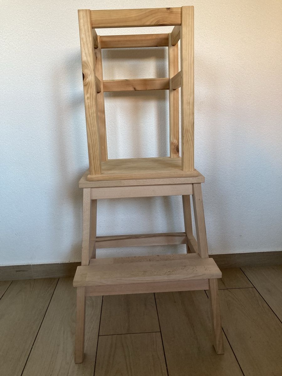 Ikea Seggioloni: Lernturm / Learning Tower aus IKEA Möbeln – Usato da Oberstammheim venduto da Annatina11