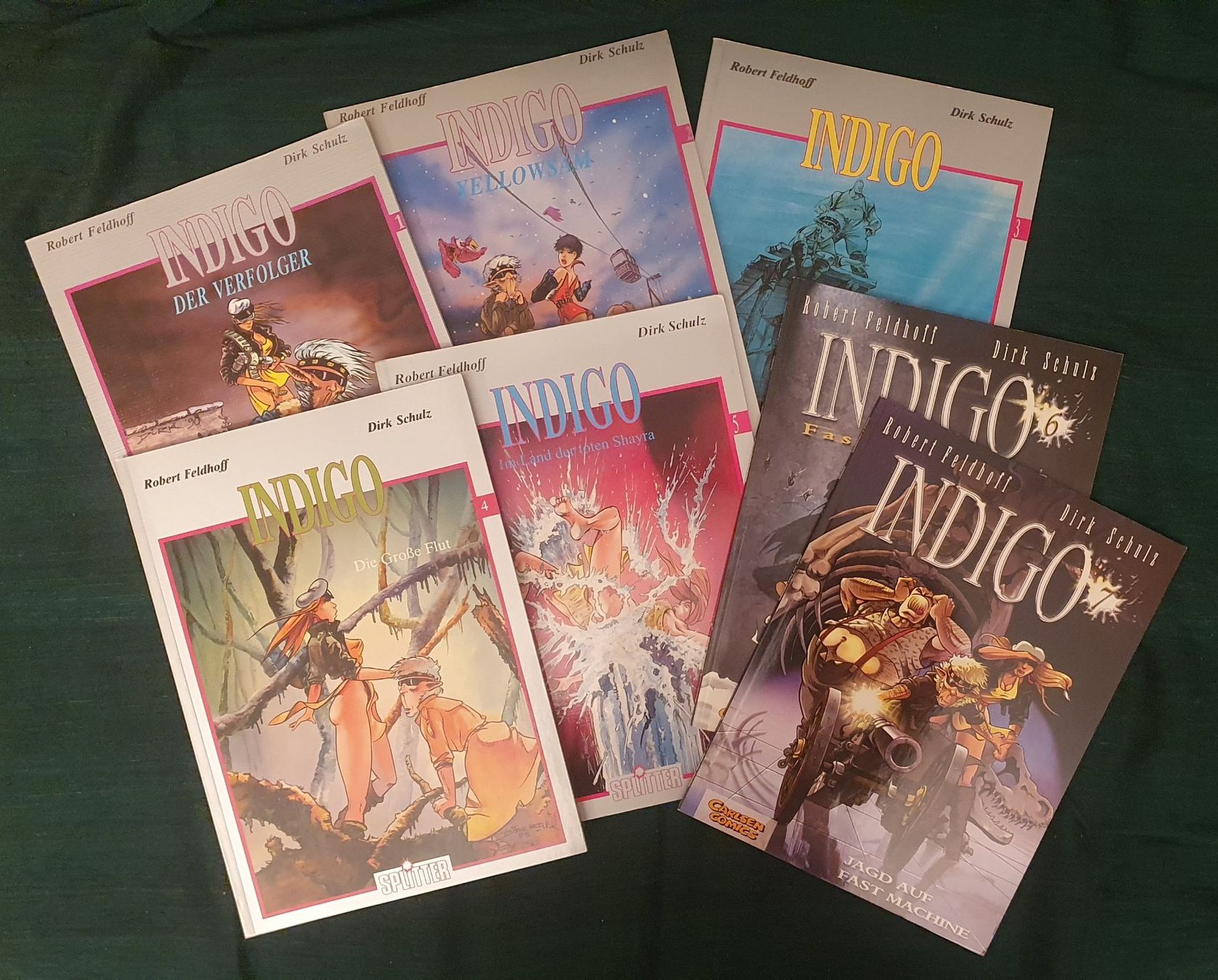 Fumetti: Indigo, Band 1 - 7, Dirk Schulz + Robert Feldhoff – Usato da Winterthur venduto da flurin42