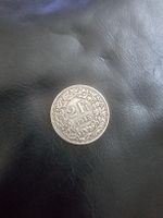 Schweizer Münze 2 Franken 1945 Helvetia Silber geprägt