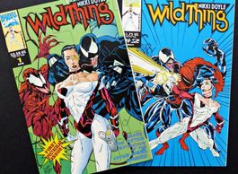 WILD THING 1-4 KEY 1ST NIKKI DOYLE VENOM CARNAGE MARVEL 1993