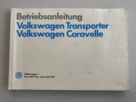 VW Transporter/Caravelle Betriebsanleitung (1989)