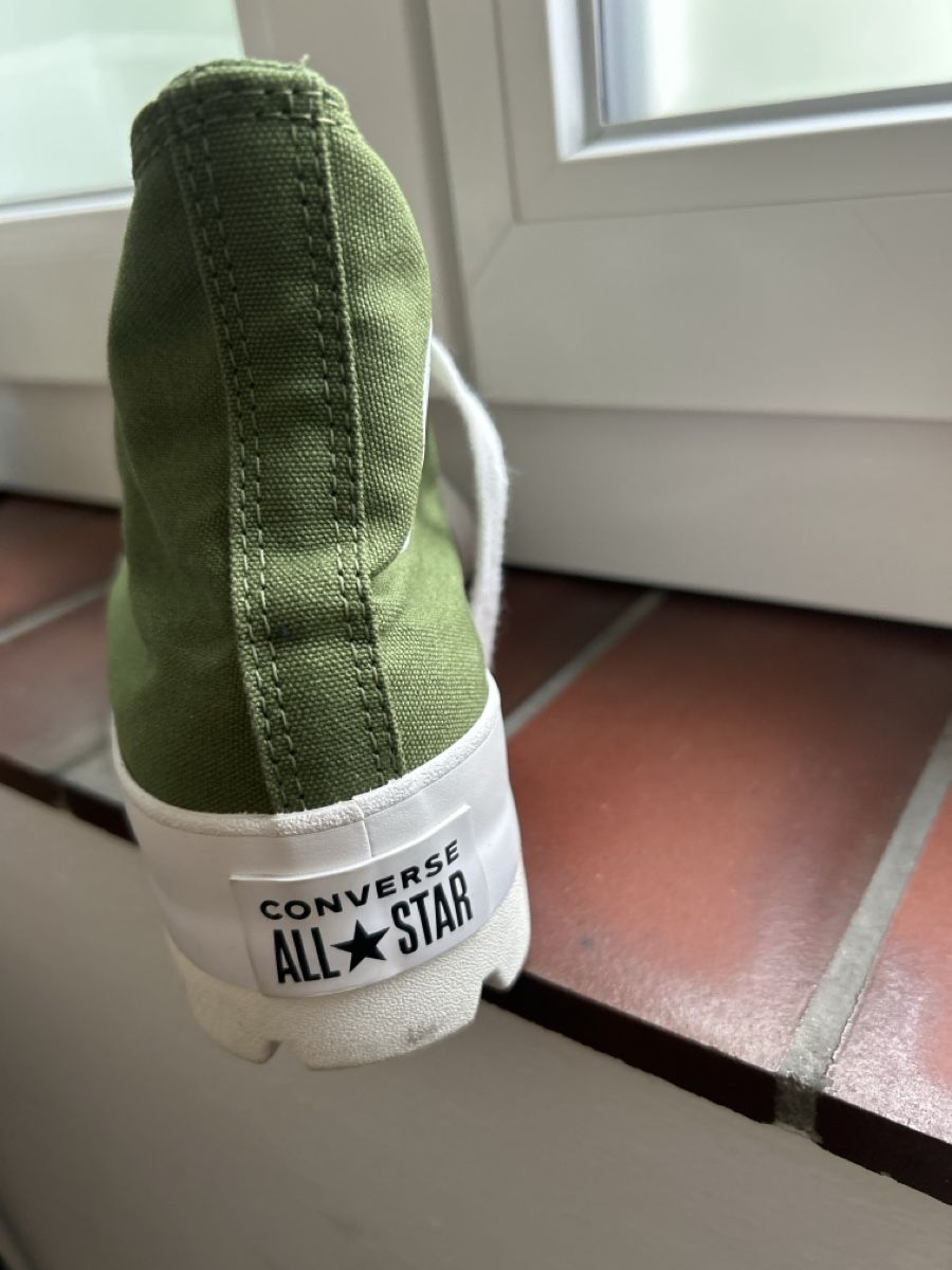 Converse Damenschuhe: CONVERSE All star verde militare con zeppa – Gebraucht aus Colla von ali_j8dj 2