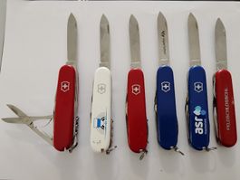 6 x Victorinox Sackmesser ,1 x wenger