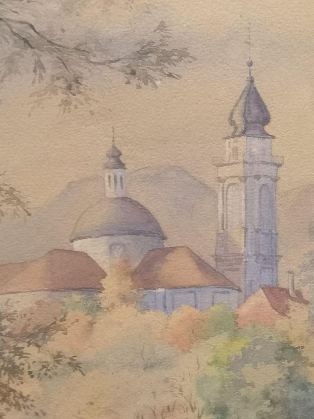 Dipinti: PEINTURE SIGNÉE AVEC SON CACHET – Usato da Genève venduto da Qanil77 6