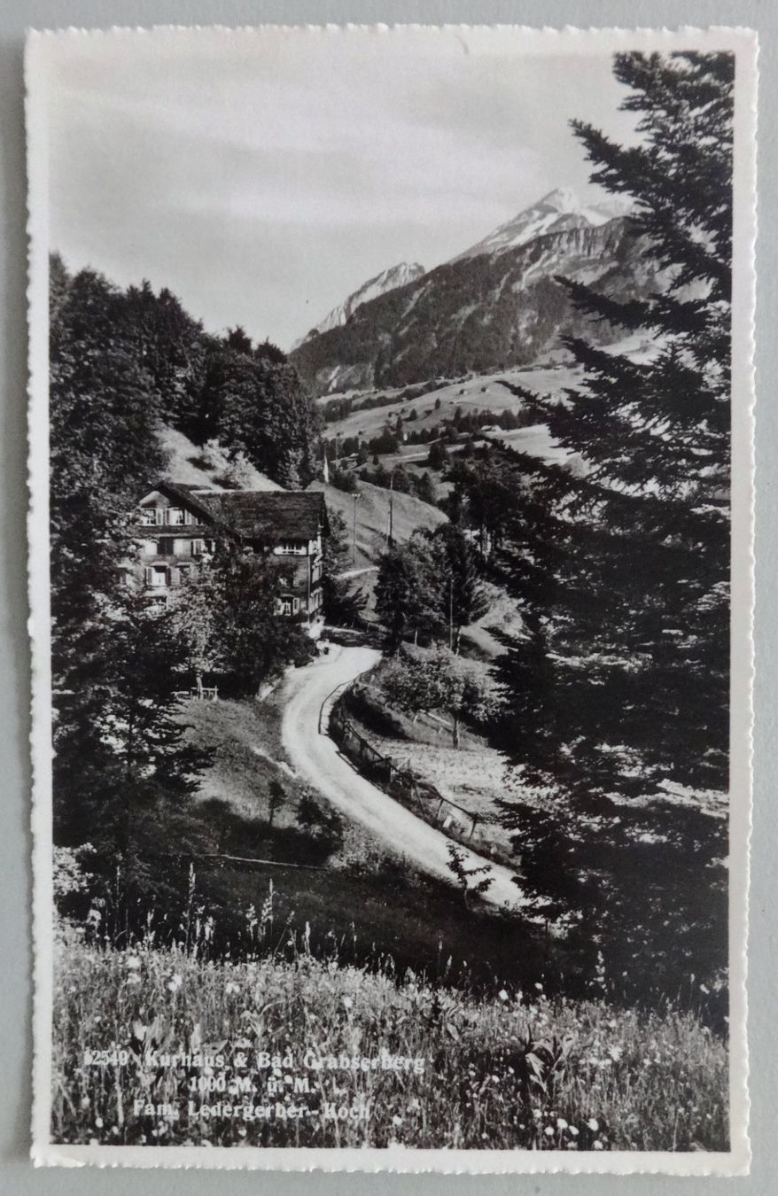 Cartoline postali: Kurhaus & Bad Grabserberg 1000 m ü.M. – Usato da Fétigny venduto da Billy2miny