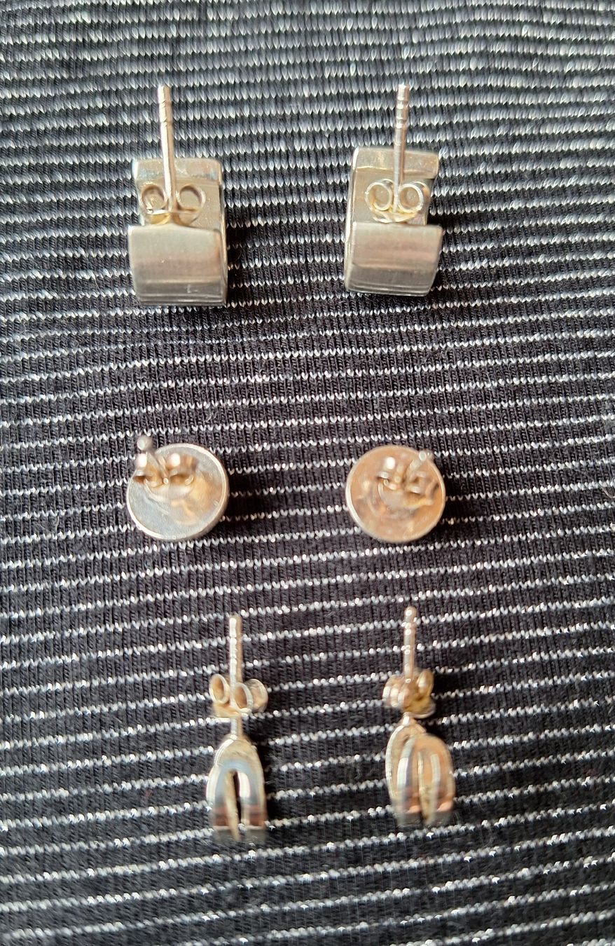 Altri gioielli: 3 Paar Silber Ohrringe/Ohrstecker – Usato da Dörflingen venduto da Crazyachmed 1