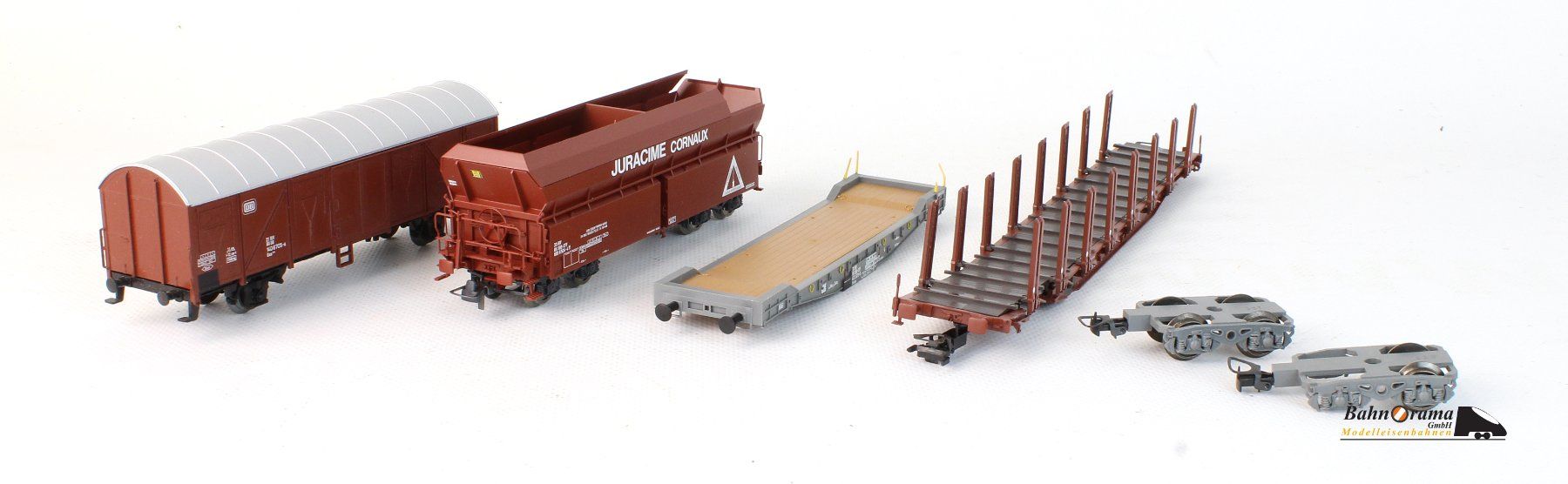 Märklin Modelleisenbahnen: 4 H0 Güterwagen, Bastelmodelle – Defekt aus Bern von Bahnora 1
